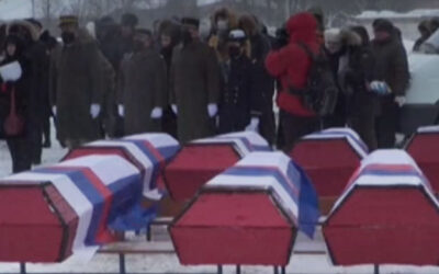 Obsèques en Russie de grognards napoléoniens et de soldats tsaristes